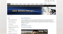 Desktop Screenshot of msds-eu.com